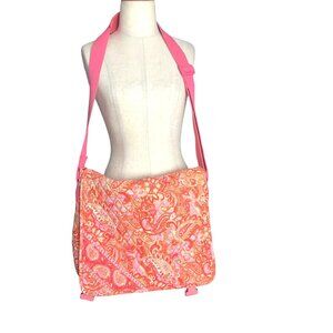 Vera Bradley   16 w 13 long  pinks white quilted comfy